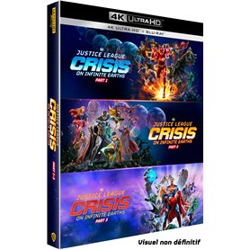 Justice League : Crisis on Infinite Earths-Parties 1 à 3 [4K Ultra HD + Blu-Ray]