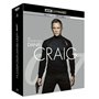 James Bond 007-La Collection Daniel Craig : Casino Royale + Quantum of Solace + Skyfall + Spectre [4K Ultra-HD + Blu-Ray]