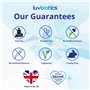 Luvbiotics rince-bouche avec des probiotiques et du xylitol. Favorise les bonnes bactéries pour une haleine fraîche, des gencive