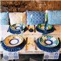 Talking Tables Lot de 20 serviettes en papier jetables Motif poisson