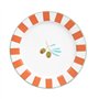 Talking Tables assiette en émail Bon Appetit fait main design olives 20cm durable légère idéale pour repas en extérieur pique-ni