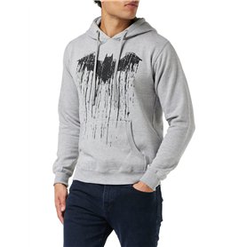 DC Comics Men's Batman Paint Hoodie