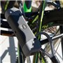 2m en Spirale a 2 Boucles en acier tressé pour Vélo et VTT - Noir et Gris