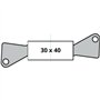 Cylindre de Serrure - YALE - YC1000+ - Débrayable - 30x40 mm - 6 Goupilles - 4 Clés réversibles - Nickelé