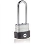 YALE -Y125B/40/163/1 - Cadenas extérieur acier laminé 40 mm - anse acier cémenté 63 mm - 3 clés - Pour garage - abris de jardin