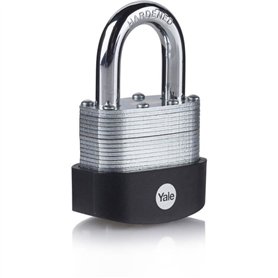 Cadenas extérieur en acier laminé YALE - 50mm - haute résistance aux intempéries