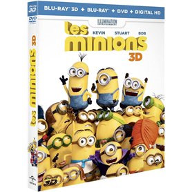 Les Minions [Blu-ray 3D] [Combo Blu-ray 3D + Blu-ray + DVD + Copie digitale]