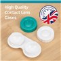 Boitiers Pour Lentilles De Contact 3Pcs | Estampille Ce & Approuvé FDA | Boitier De Stockage Pour Les Voyages | Boîte De Conserv
