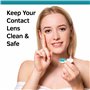 Boitiers Pour Lentilles De Contact 3Pcs | Estampille Ce & Approuvé FDA | Boitier De Stockage Pour Les Voyages | Boîte De Conserv