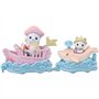 Mini-figurines - SYLVANIAN FAMILIES - Le petit train de la mer - Des 3 ans