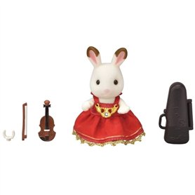Sylvanian Families - 6009 - La fille lapin chocolat violoniste