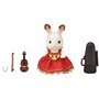 Sylvanian Families - 6009 - La fille lapin chocolat violoniste