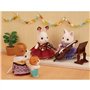 Sylvanian Families - 6009 - La fille lapin chocolat violoniste