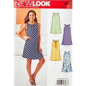 Simplicity Creative Patterns New Look Robe trapèze pour femme