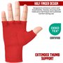 RDX Bandes Boxe sous Gants, Élastiqué Protege Main Sparring Arts Martiaux Protecteur de Poing, Boxing Inner Gloves Hand Wraps, G