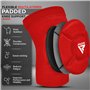 RDX Genouillères pour Le MMA, Kickboxing, Antidérapant Réglable Genou pour Entraînement Muay Thai, Protection de Soutien Rembour