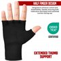 RDX Bandes Boxe sous Gants, Élastiqué Protege Main Sparring Arts Martiaux Protecteur de Poing, Boxing Inner Gloves Hand Wraps, G