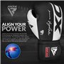 RDX Gants de Boxe pour D'entraînement et Muay Thaï, Gants en Maya Hide Cuir pour Sparring, Kickboxing, Sacs de Frappe, Compétiti