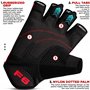 Antidérapant Rembourré Paume Protection Weightlifting Gloves