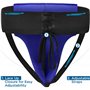 RDX Coquille Boxe MMA Homme Sports Protection Combat Arts Martiaux Suspensoir Muay Thai Kick Boxing, Bleu, Small