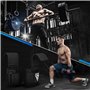RDX Sangle Musculation Crochet, 8mm Néoprène Rembourré Bandage Poignet, Support Levage Traction Et Tirage De Barre, Weight Lifti