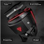 RDX Casque Boxe pour MMA Sparring, D'entraînement, Maya Hide Cuir Kara Head Protection pour Art Martiaux, Muay Thai, Krav Maga, 