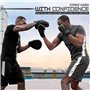 RDX Gants de Boxe pour Muay Thaï et D'entraînement, Kara Gants de Sac Frappe en Maya Hide Cuir pour Kickboxing, Sparring, MMA, V
