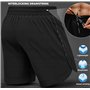 RDX MMA Short pour d'Entraînement et Kick Boxe - Parfait Grappling, Sparring, Arts Martiaux, Cage Fight - Shorts pour BJJ, Muay 