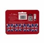 Lot de 4 marque-pages magnétiques en forme de souvenirs anglais – Londres – Bus, Big Ben, cabine téléphonique et garde royale