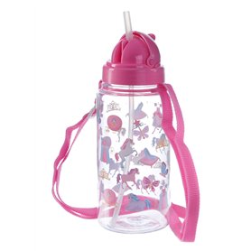 Puckator Enchanted Unicorn Rainbow Gourde avec Paille