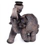 Puckator Peace of The East Brûleur d'encens à refoulement en Bois Effet éléphant – Accessoires de décoration de méditation Zen –