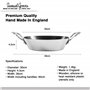 Chabrias Ltd Poêle à paella anti-adhésive en acier brossé 30 cm