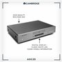 Cambridge Audio AXC25 - Lecteur CD séparé pour chaîne Hi-FI avec Lecture sans décalage et DAC Wolfson - Gris Lunaire