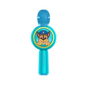 Microphone karaoké Pat Patrouille Chase avec Haut-Parleur sans Fil et lumières LED