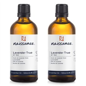 Naissance Huile Essentielle De Lavande Vraie Francaise (No. 102) - 200ml (2 X 100ml) - Lavandula Angustifolia - Huile Relaxante