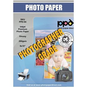 PPD 50 Feuilles 20x25cm Papier Photo SUPER PREMIUM Brillant