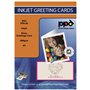 PPD 30 Cartes De Vœux Blanches Personnalisables Premium
