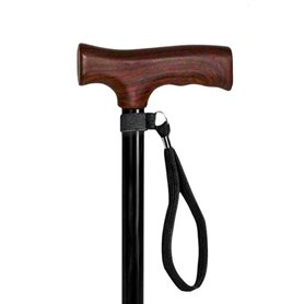 Lifeswonderful - Sangle Dragonne Courroie pour Canne Bâton de Marche (Noir) Lifeswonderful - Sangle Dragonne Courroie pour Canne Bâton de Marche (Noir)