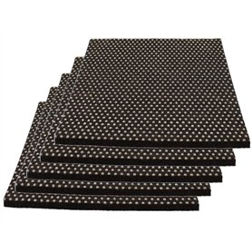 Lifeswonderful - Lot de 5 Patins Antidérapants Auto-adhésifs en Feutre 100x100mm