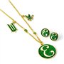 WICKED Coffret cadeau collier et boucles d'oreilles à tige Elphaba