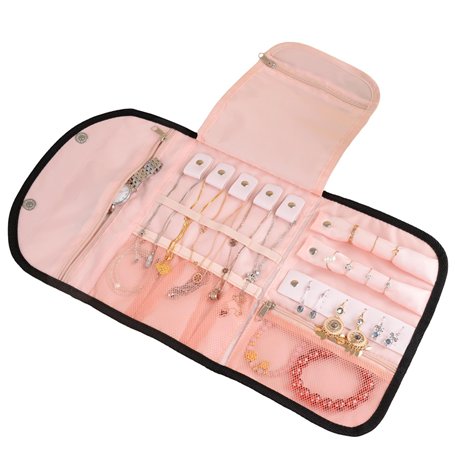 igadgitz home U7253 Rouleaux Porte Bijoux de Voyage