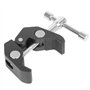 2x Pince crabe - Support de montage - Clip de support de panneau mural de bureau Filetage professionnel 1/4" et 3/8" - Support d