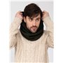 likemary Snood Homme – Tour de Cou & Cache Cou en Laine Mérinos – Écharpe Tubulaire Fait Main – Cadeau Éthique et Chaleureux Cam