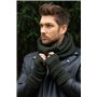 likemary Snood Homme – Tour de Cou & Cache Cou en Laine Mérinos – Écharpe Tubulaire Fait Main – Cadeau Éthique et Chaleureux Cam
