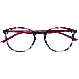 OPULIZE Met Lunettes de Lecture Anti-Lumière Bleue Monture Ronde et Mince Charnières à Ressort Améliore le Sommeil Jeux Ordinate