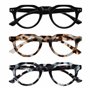 OPULIZE RIO Lunettes de Lecture Anti-Lumière Bleue Lot de 3 - Monture Partie Supérieure Droite - Noir