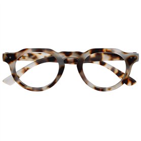 OPULIZE RIO Lunettes de Lecture Anti-Lumière Bleue - Monture Partie Supérieure Droite - Marron Écaille de Tortue - Hommes et Fem