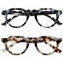 OPULIZE RIO Lunettes Anti-Lumière Bleue - Monture Partie Supérieure Droite - Hommes et Femmes - Charnières à Ressort - B53-1