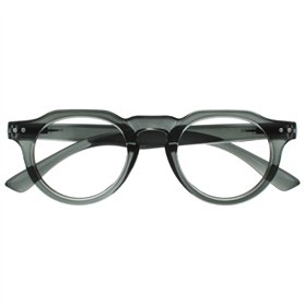 OPULIZE RIO Lunettes de Lecture Anti-Lumière Bleue - Monture Partie Supérieure Droite - Vert - Hommes et Femmes - Charnières à R