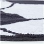 HOMESCAPES Tapis de Bain décoratif de 80 cm de diamètre avec Le Design Ballon de Foot